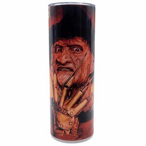 Freddy Krueger 20oz Tumbler Stainless Steel Cold Hot Drinks Slide Lid with Straw